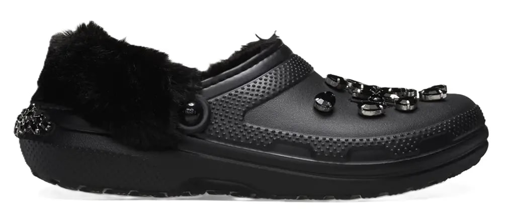 Dép Crocs Classic Lined x Simone Rocha Clog 'Black' 210170-060 — kich-thuoc: 39-40