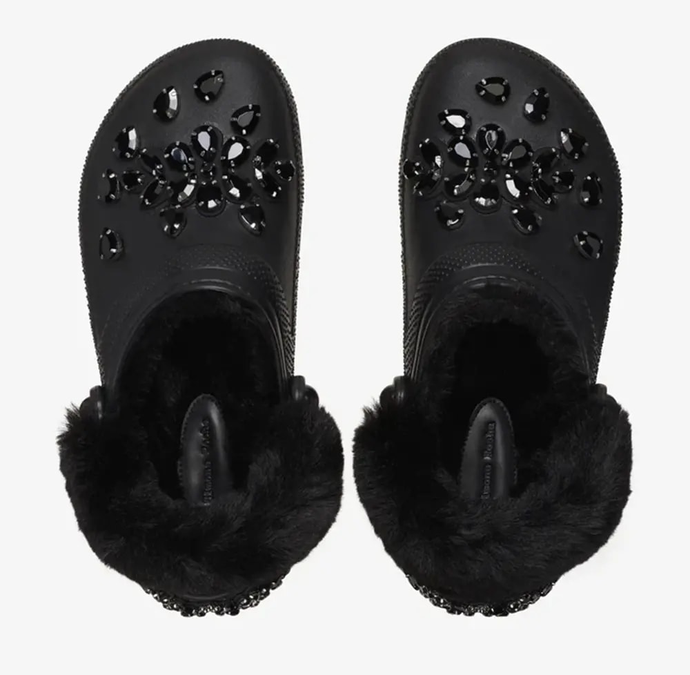 Dép Crocs Classic Lined x Simone Rocha Clog 'Black' 210170-060 — ảnh 4