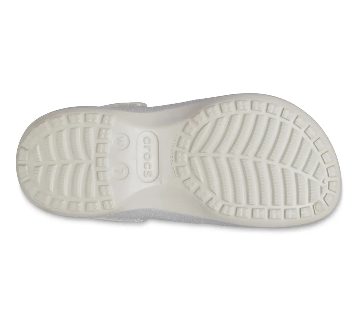 Dép Crocs Platform Glitter Lined Clog 'Silver' 210413-040 — ảnh 2