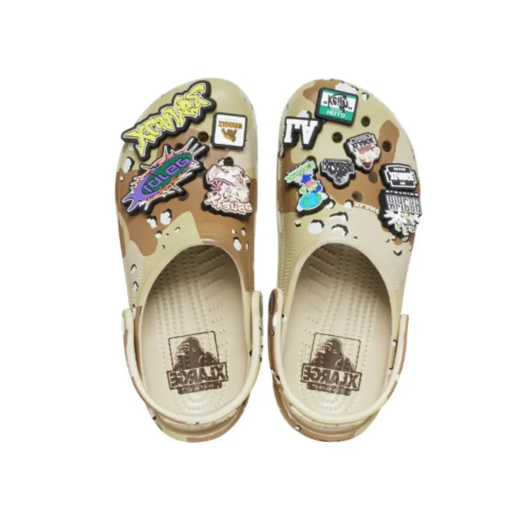 Dép Crocs XLARGE x Classic Clog 'Desert Camo' 210881-90H — ảnh 3
