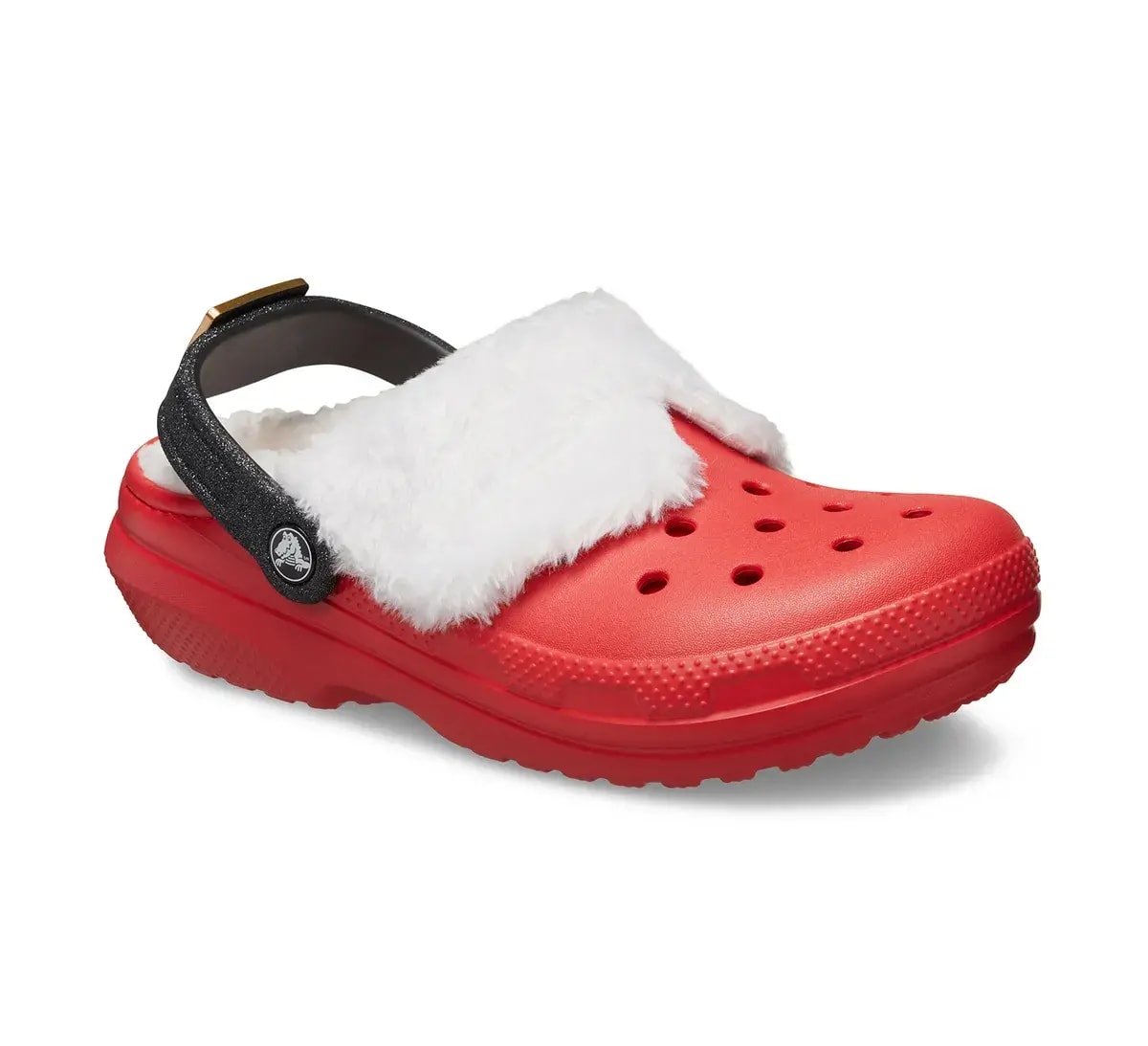 Dép Crocs Classic Lined Santa Clog 'Varsity Red' 210933-6WE — ảnh 4