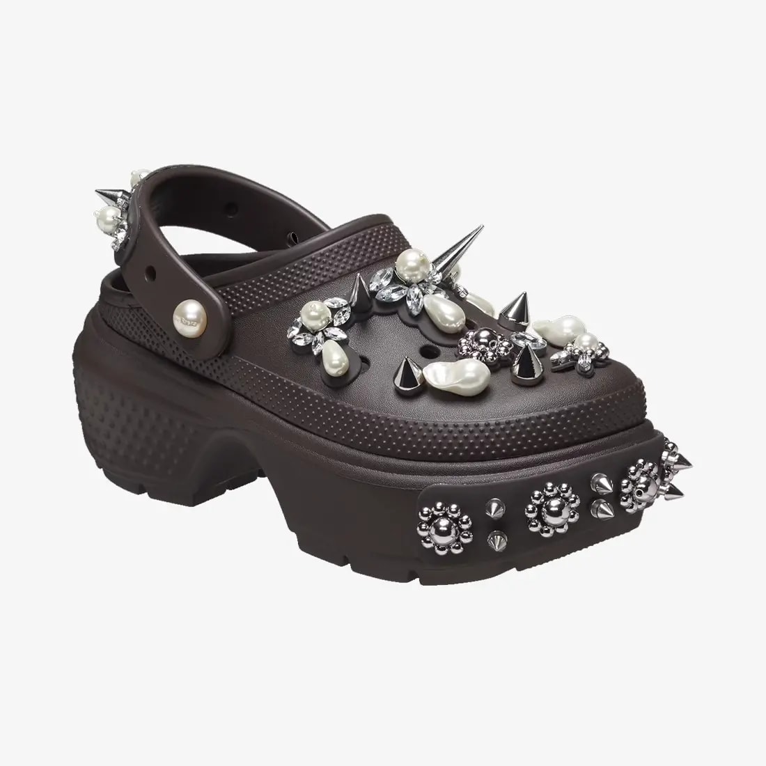 Dép Crocs Stomp x Simone Rocha Clog 'Espresso' 210942-206 — ảnh 5