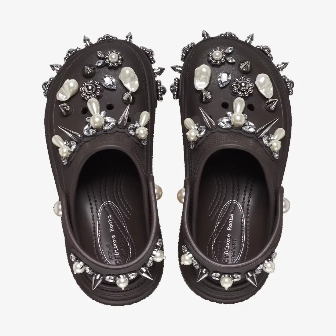 Dép Crocs Stomp x Simone Rocha Clog 'Espresso' 210942-206 — ảnh 4