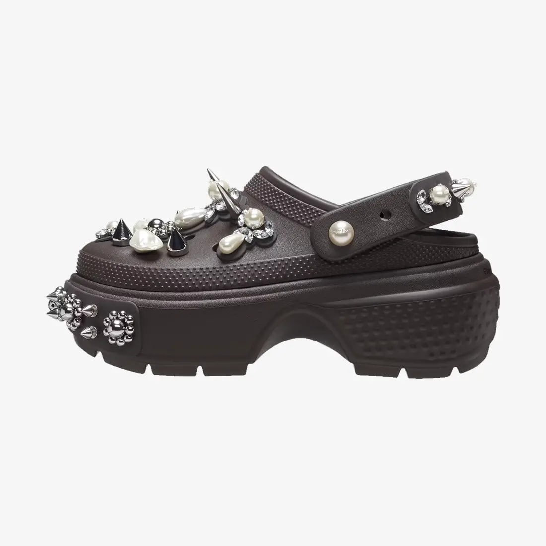 Dép Crocs Stomp x Simone Rocha Clog 'Espresso' 210942-206 — ảnh 3