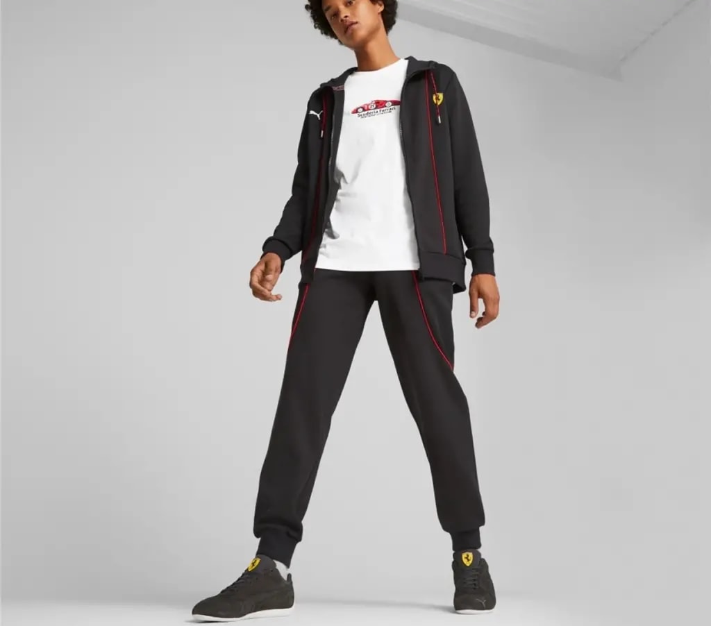 Giày Puma Speedcat x Scuderia Ferrari 'Black White' 307822-01 — ảnh 2