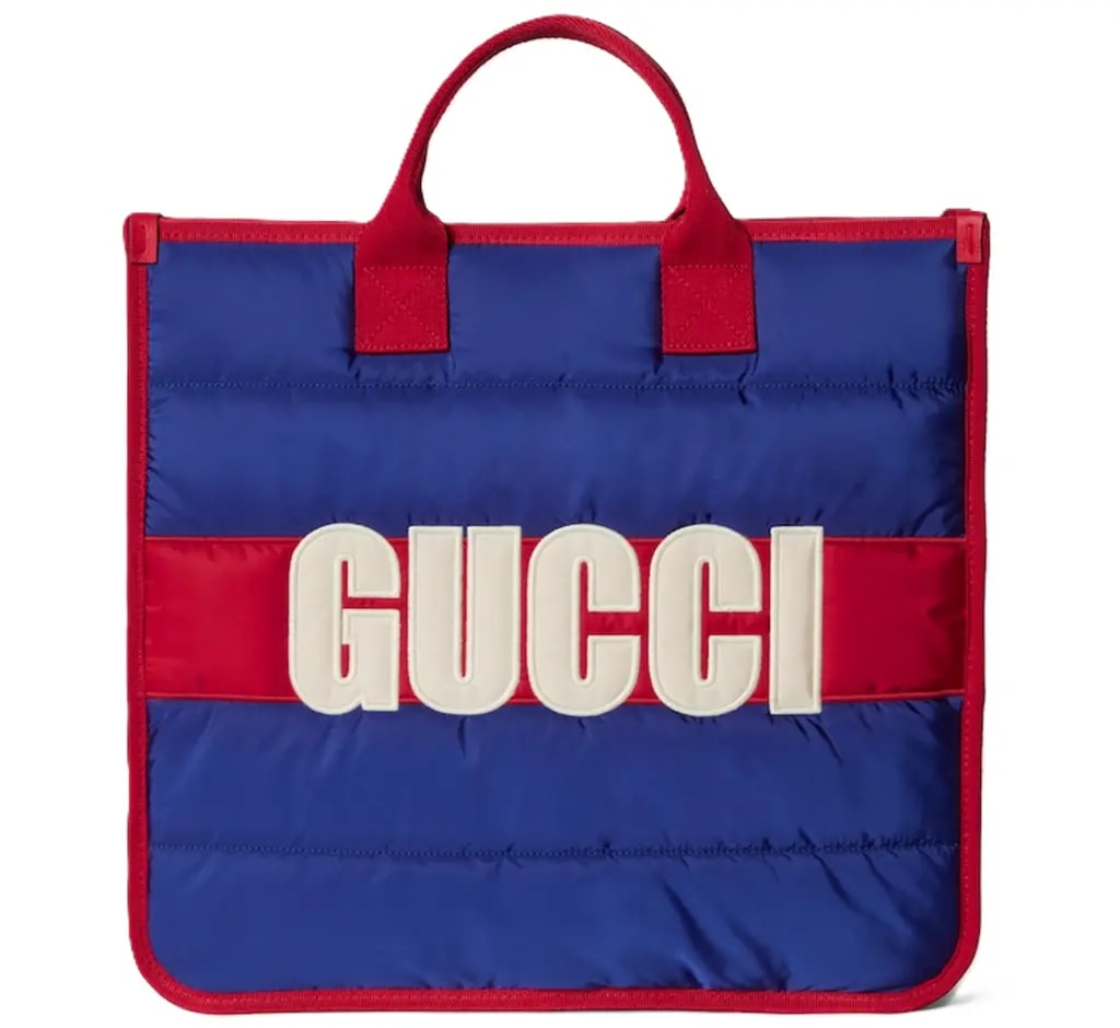 Túi Gucci Children's Stripe Tote Bag 'Blue' 605831-FADLC-4342