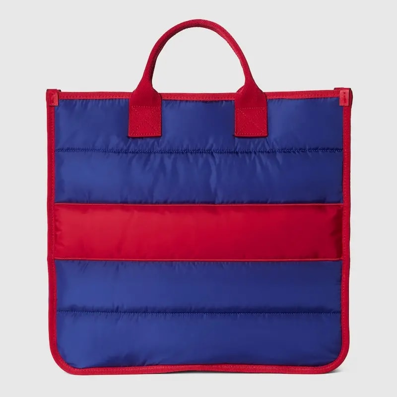 Túi Gucci Children's Stripe Tote Bag 'Blue' 605831-FADLC-4342 — ảnh 2