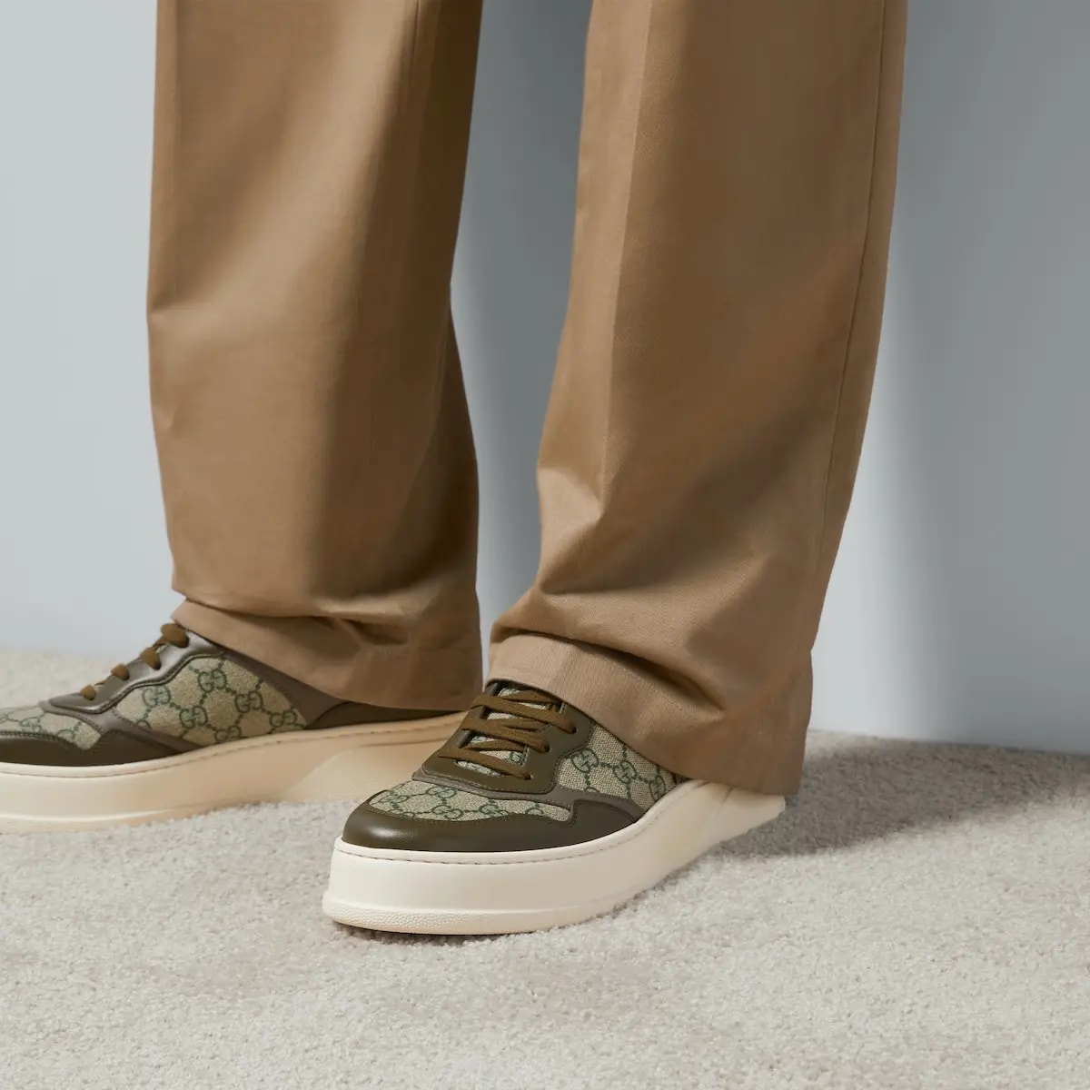 Giày Gucci GG 'Beige Green' 669582-UPGA0-3350 — ảnh 2
