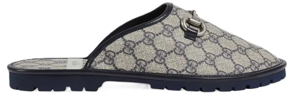 Dép Gucci GG Slipper Horsebit 'Beige Blue' 694249-96G60-4073 — kich-thuoc: 40.5