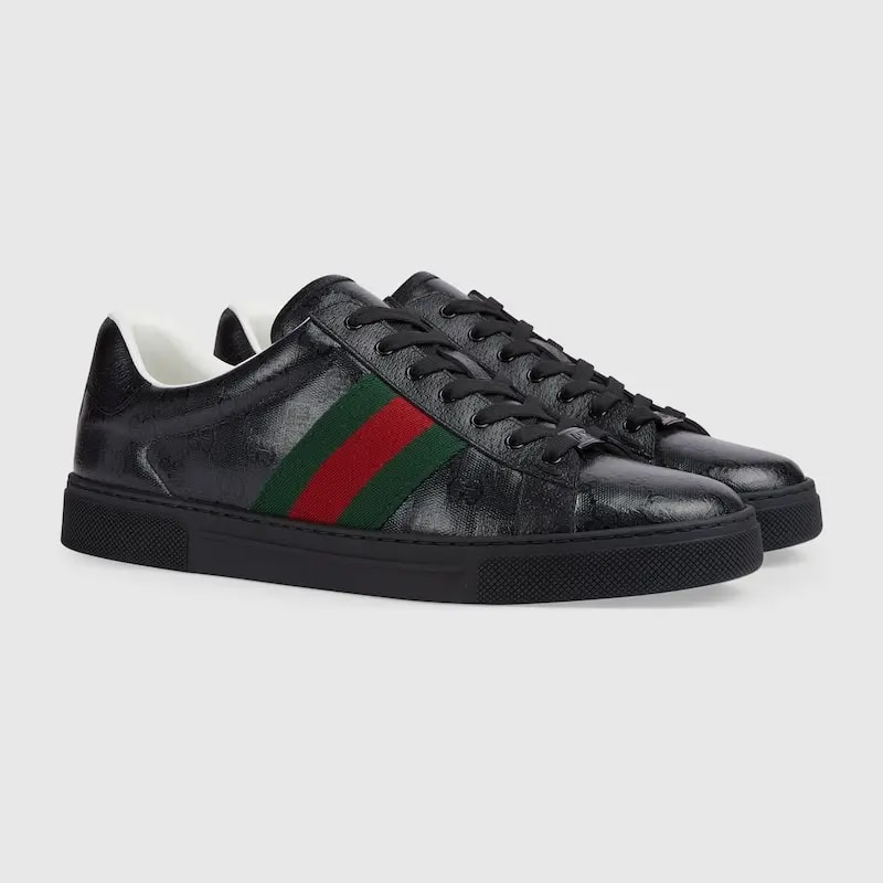 Giày Gucci Ace GG Crystal 'Black' 760775-FACRF-1163 — ảnh 3