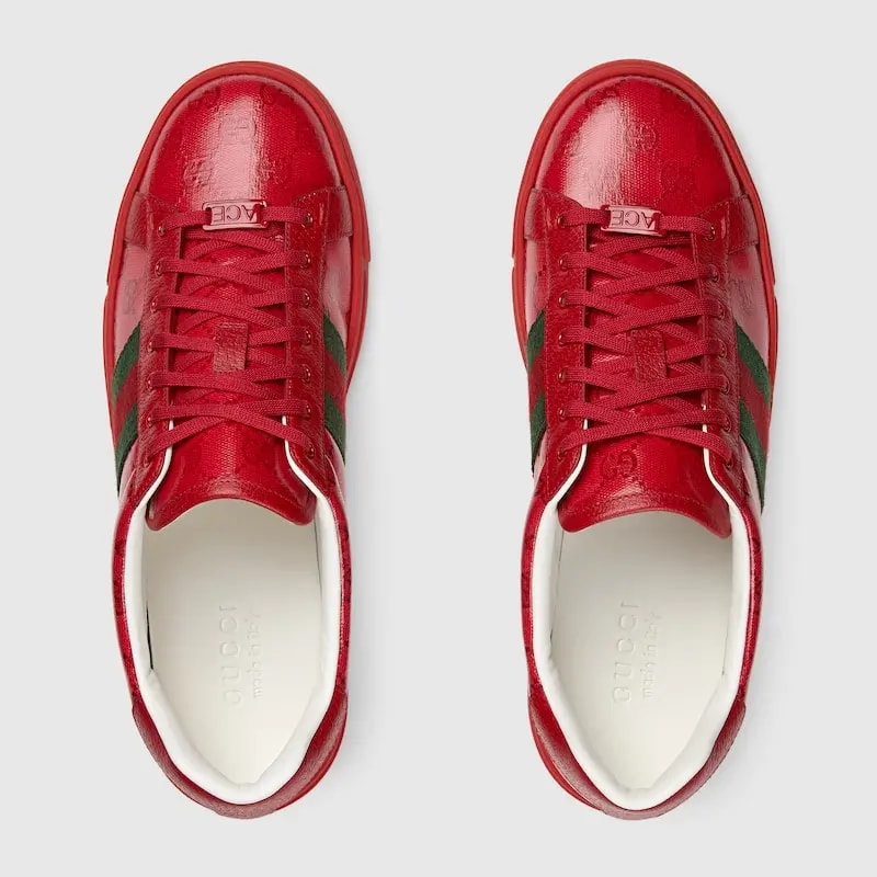Giày Gucci Ace GG Crystal 'Red' 760775-FACRF-6943 — ảnh 3