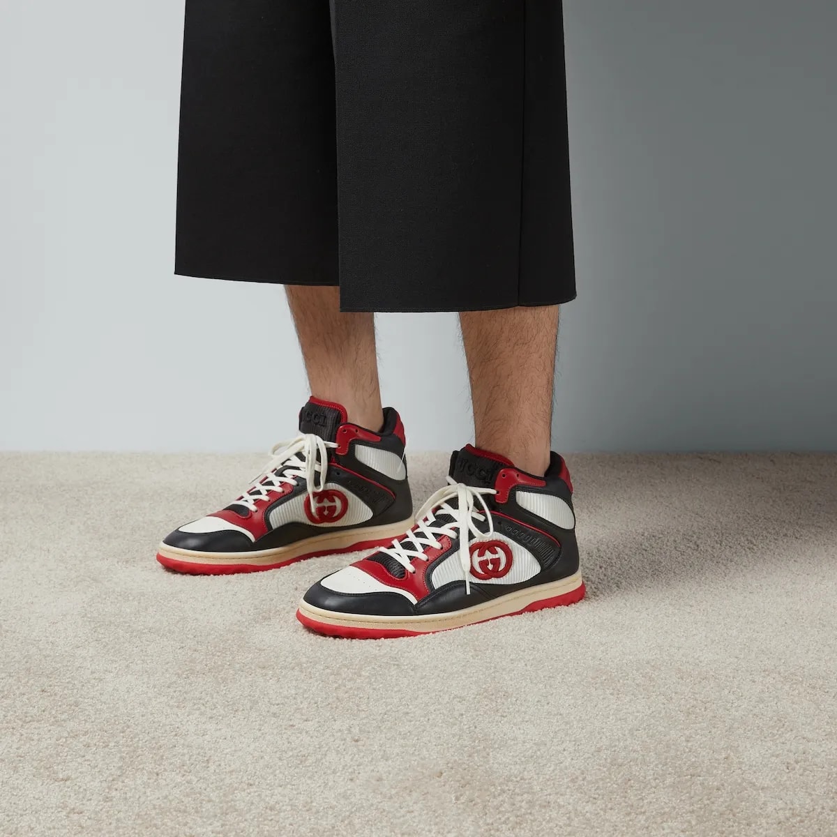 Giày Gucci Mac80 High Top 'Red' 762060-AACN5-1050 — ảnh 2