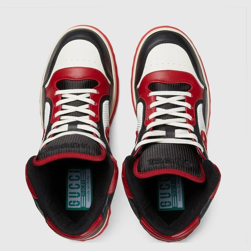 Giày Gucci Mac80 High Top 'Red' 762060-AACN5-1050 — ảnh 5