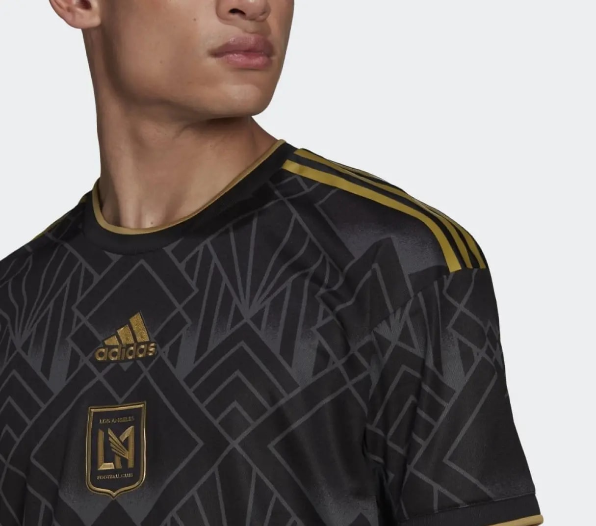Áo Adidas Los Angeles FC Soccer Jersey 'Black' H45421 — ảnh 2