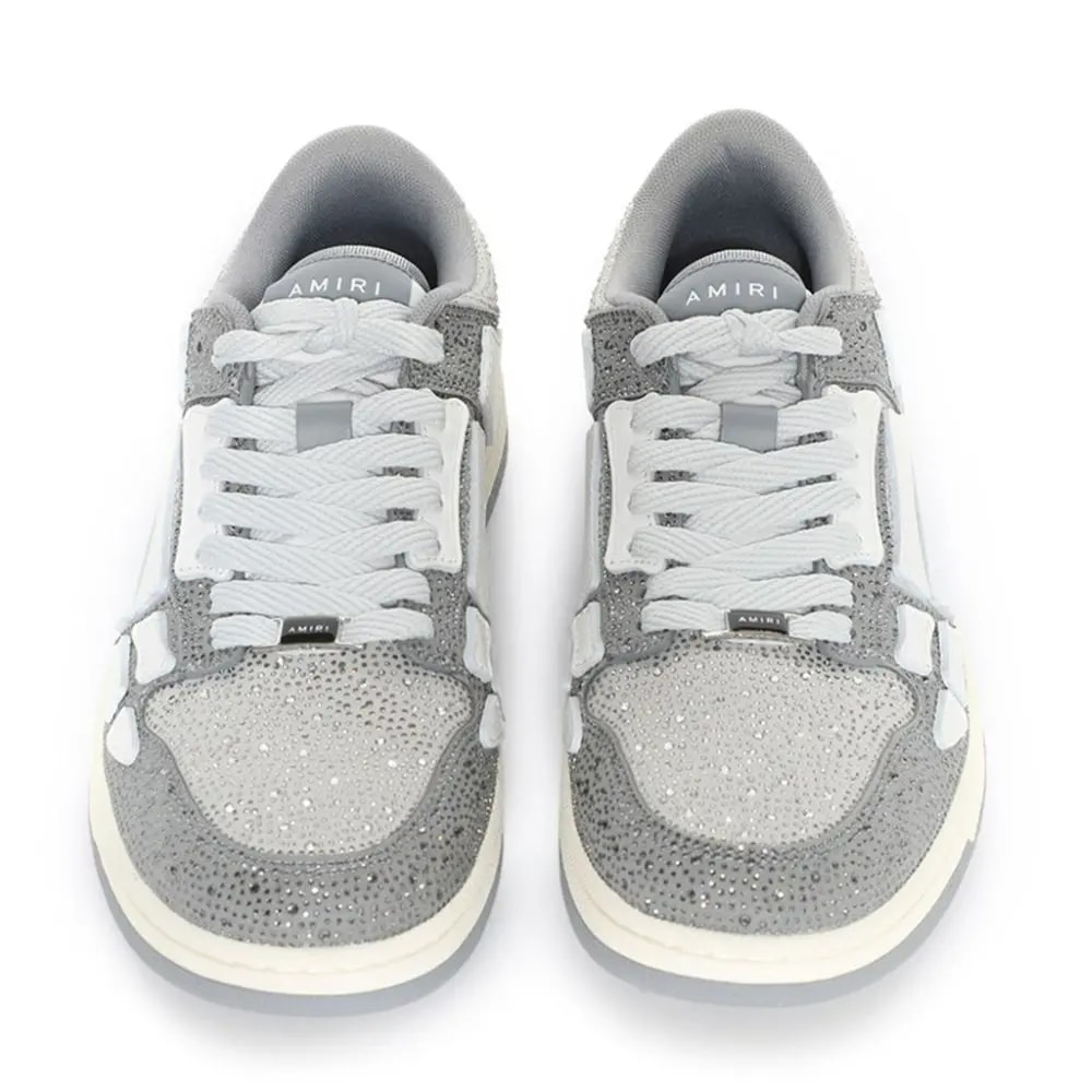 Giày Amiri Crystal Skel-top Low 'Grey' AMFOSR1059-030 — ảnh 3