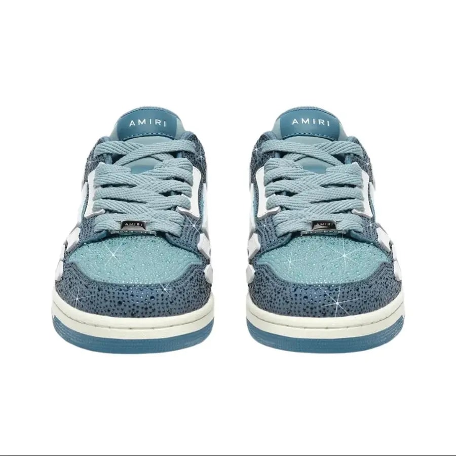 Giày Amiri Crystal Skel-top Low 'Blue' AMFOSR1059-420 — ảnh 4