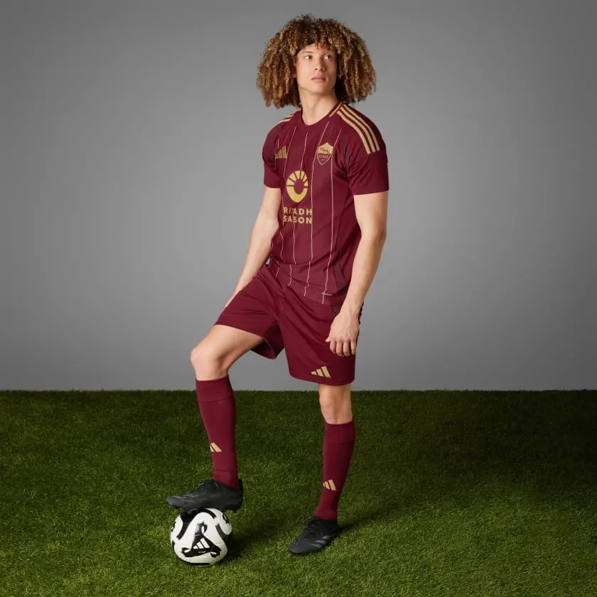 Áo Adidas AS Roma 24/25 Home Jersey 'Red' IT6058 — ảnh 2