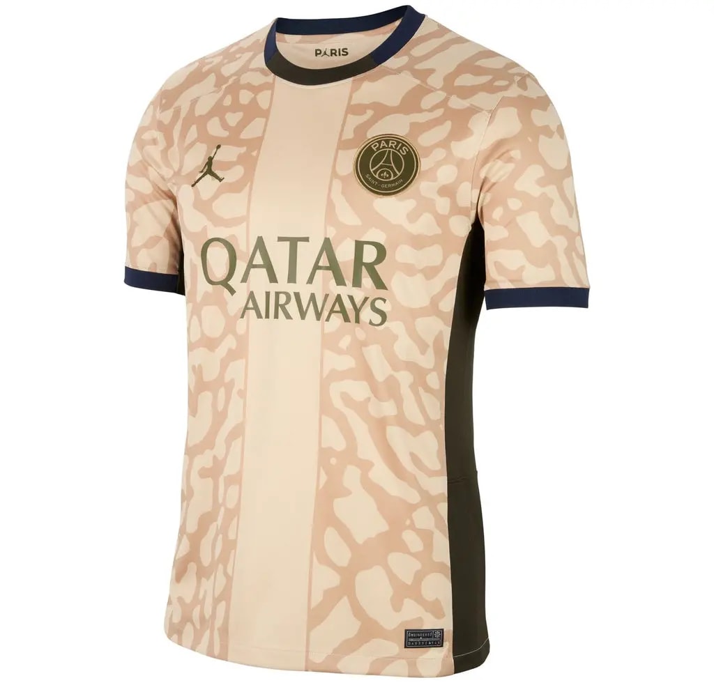 Áo Nike Paris Saint-Germain 23/24 Match Fourth Jersey 'Beige' FD6503-201 — kich-thuoc: L