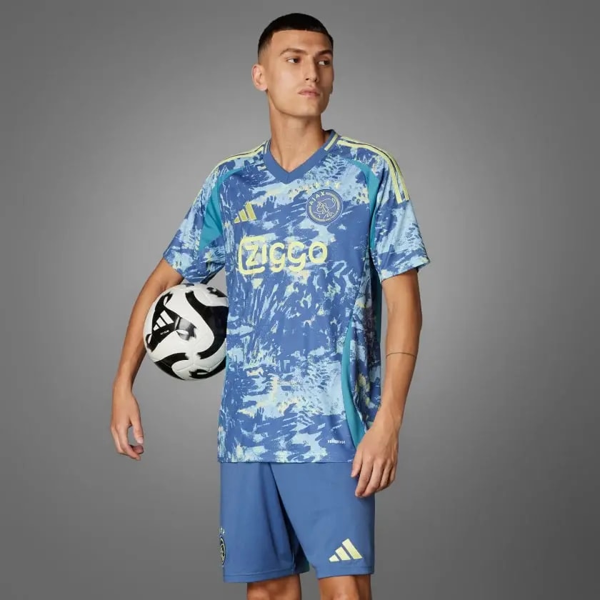 Áo Adidas Ajax 24/25 Away Jersey 'Blue' IT6162 — ảnh 3