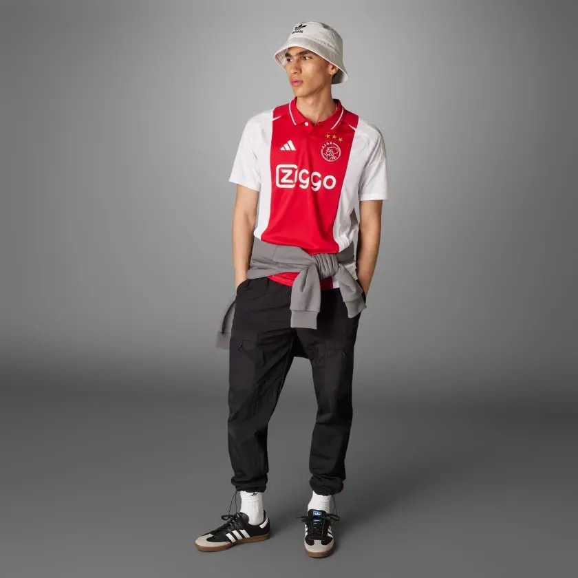 Áo Adidas Ajax Home Jersey 'White Red' IT6168 — ảnh 4
