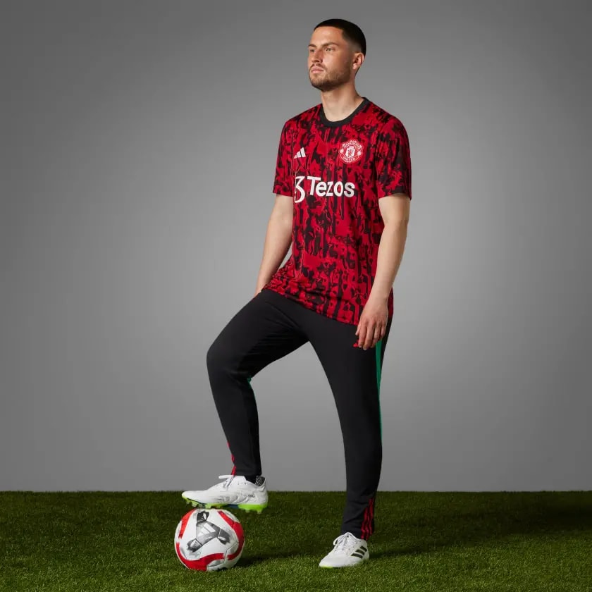 Áo Adidas Manchester United Pre-Match Shirt 23/24 'Red' IA7242 — ảnh 2