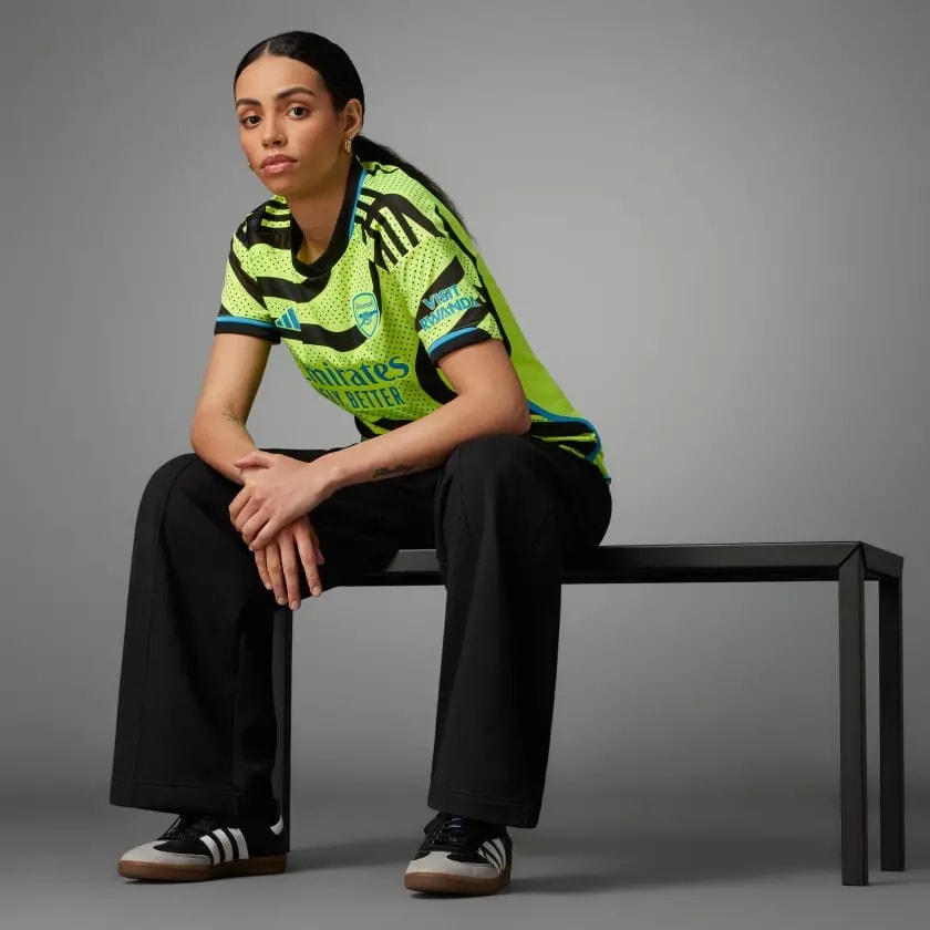 Áo Adidas Arsenal 23/24 Away Jersey 'Yellow' HZ2104 — ảnh 3