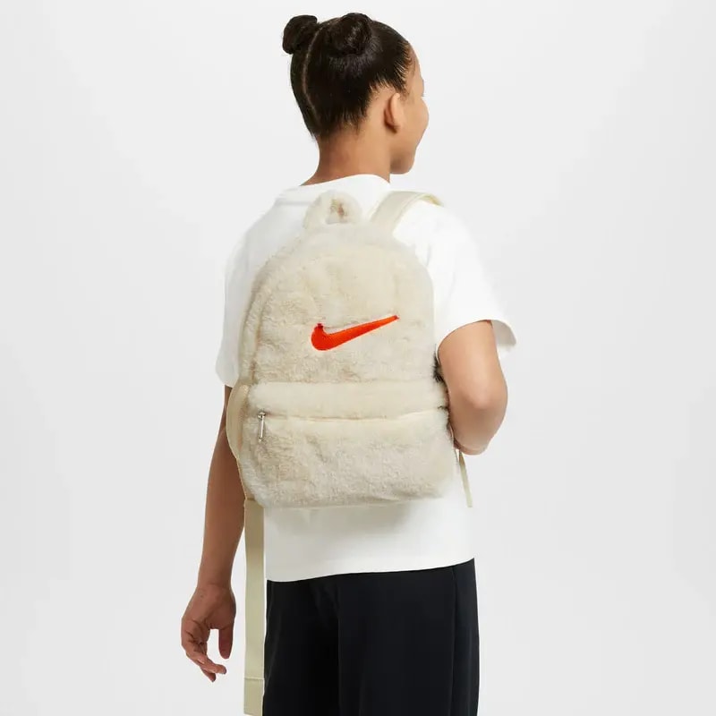 Balo Nike Faux Fur 'White' FZ1330-113 — ảnh 4