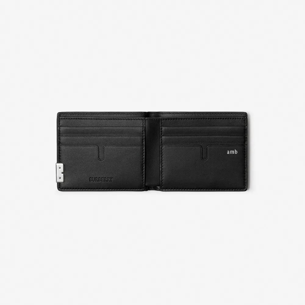 Ví Burberry B Cut Slim Bifold Wallet 'Black' 80838541 — ảnh 3
