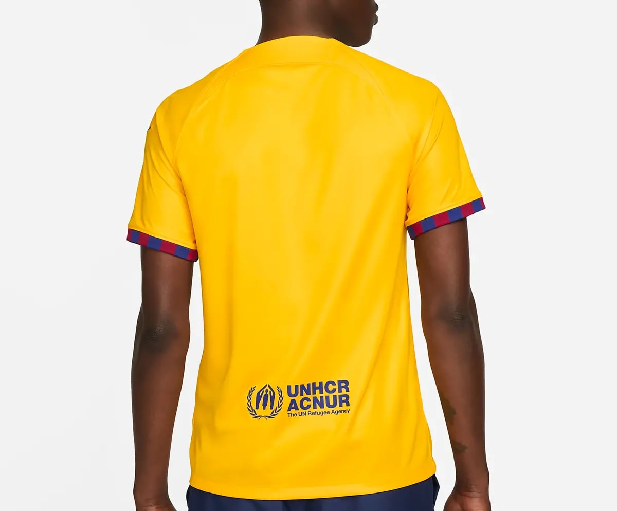Áo Nike FC Barcelona 2023/24 Stadium 'Yellow' DR5079-729 — ảnh 5