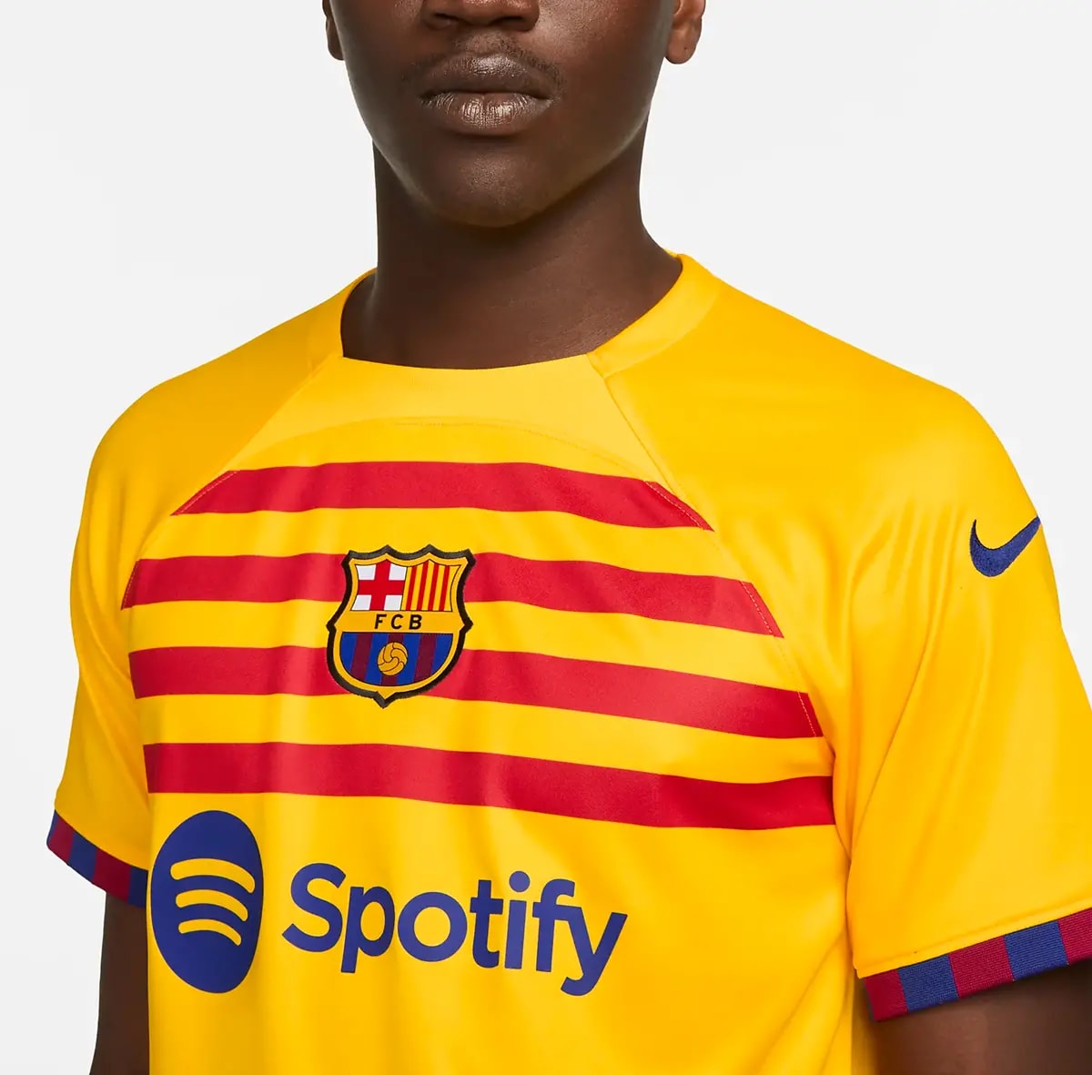 Áo Nike FC Barcelona 2023/24 Stadium 'Yellow' DR5079-729 — ảnh 4