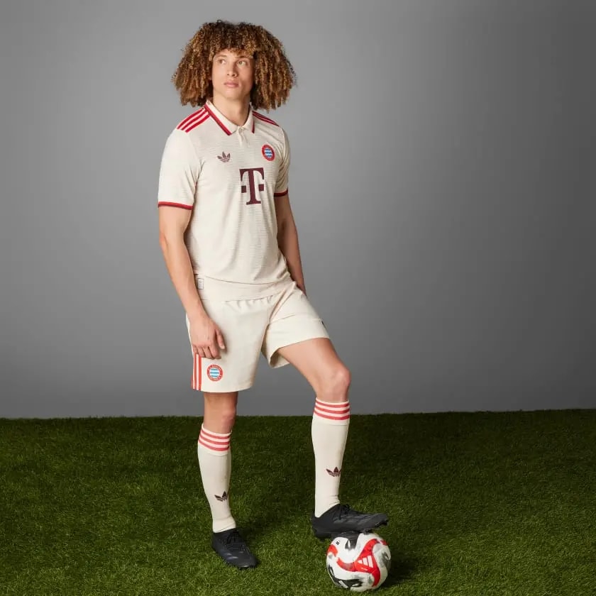 Áo Adidas FC Bayern 24/25 Third Jersey 'Beige' IZ3131 — ảnh 2