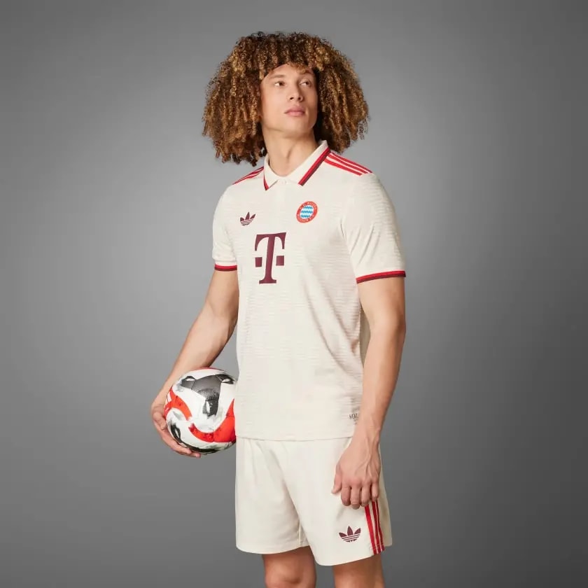 Áo Adidas FC Bayern 24/25 Third Jersey 'Beige' IZ3131 — ảnh 3