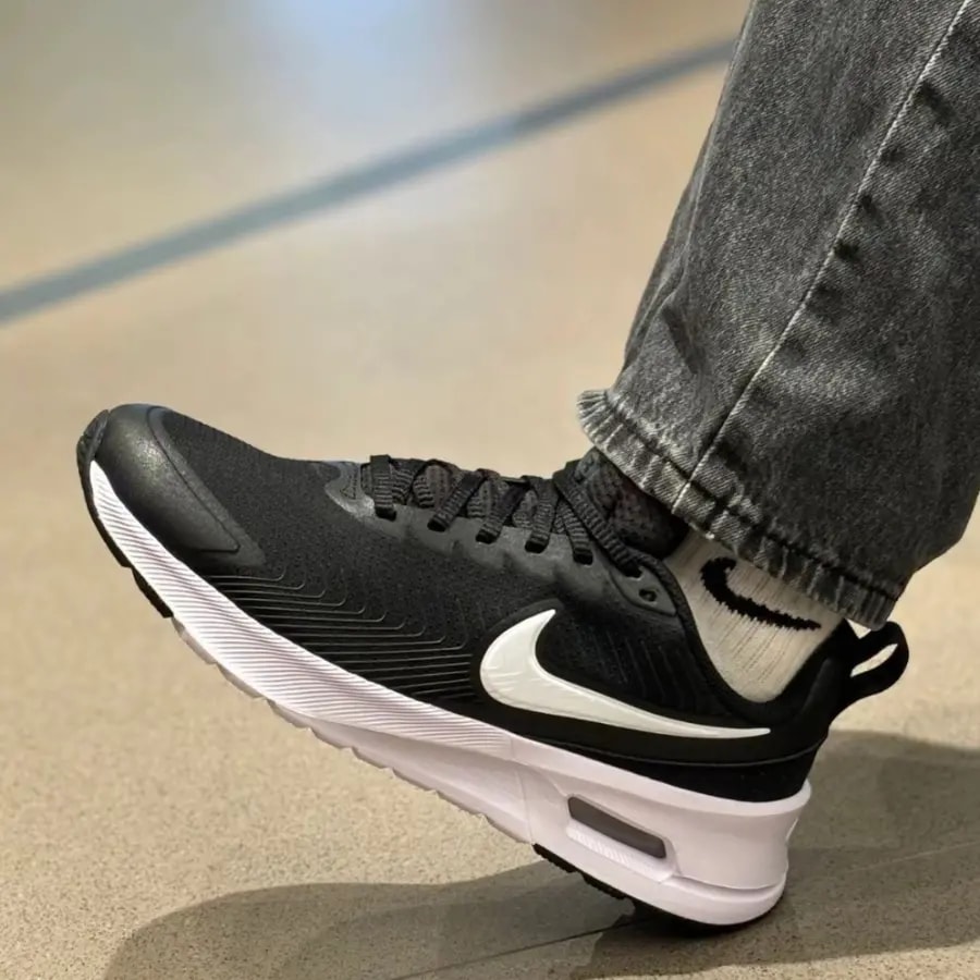 Giày Nike Air Max Nuaxis 'Black White Volt' FD4329-005 — ảnh 2