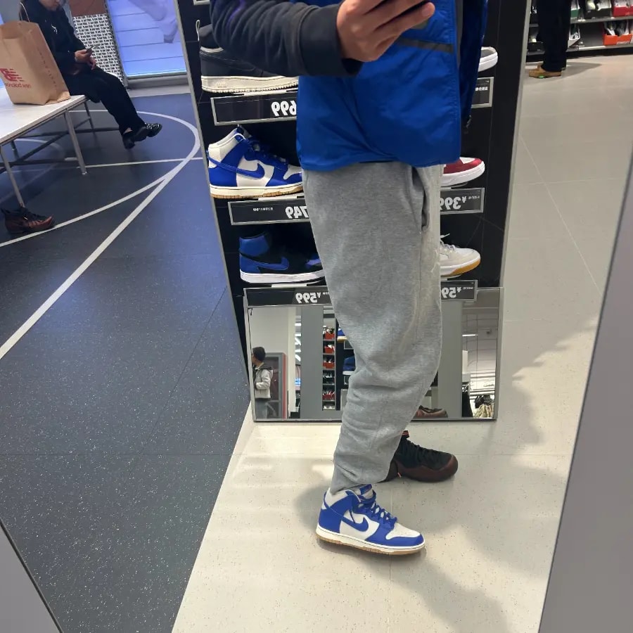 Giày Nike Dunk High SE 'Racer Blue Gum' FV6612-001 — ảnh 4