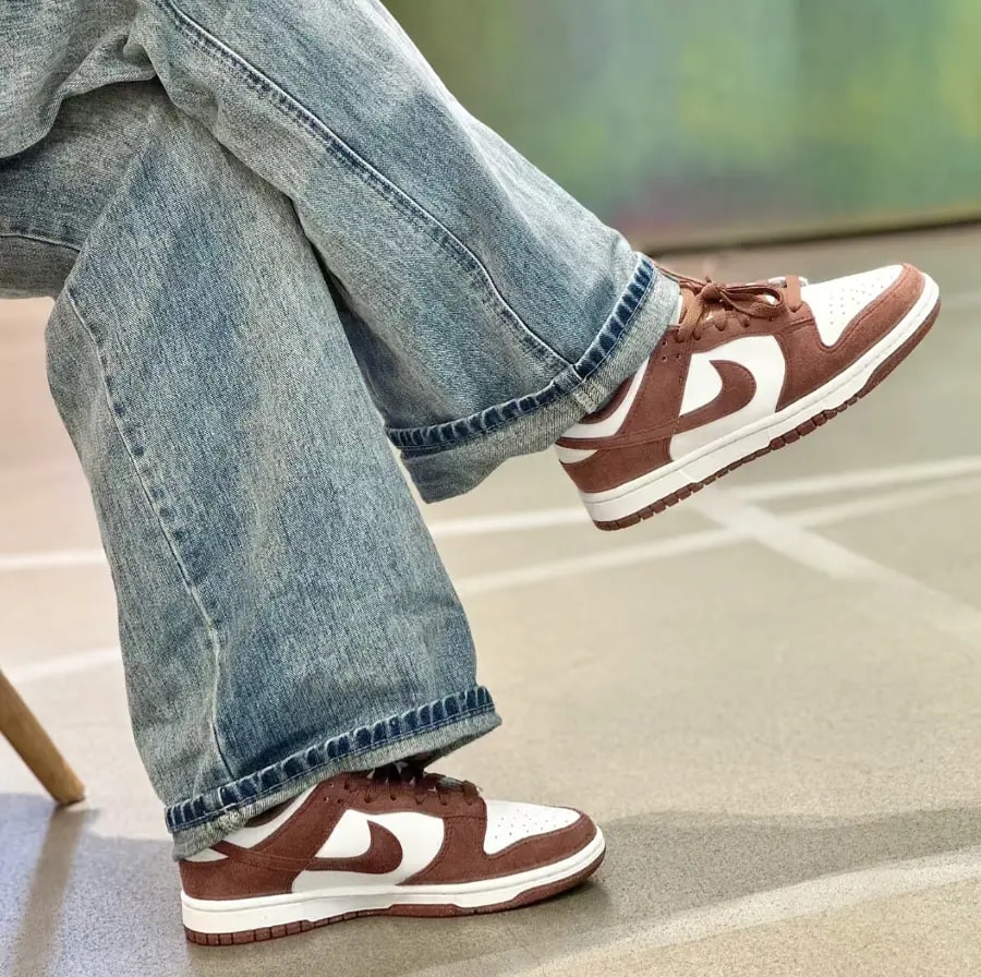 Giày Nike Wmns Dunk Low Next Nature 'Red Sepia' HJ7673-001 — ảnh 2