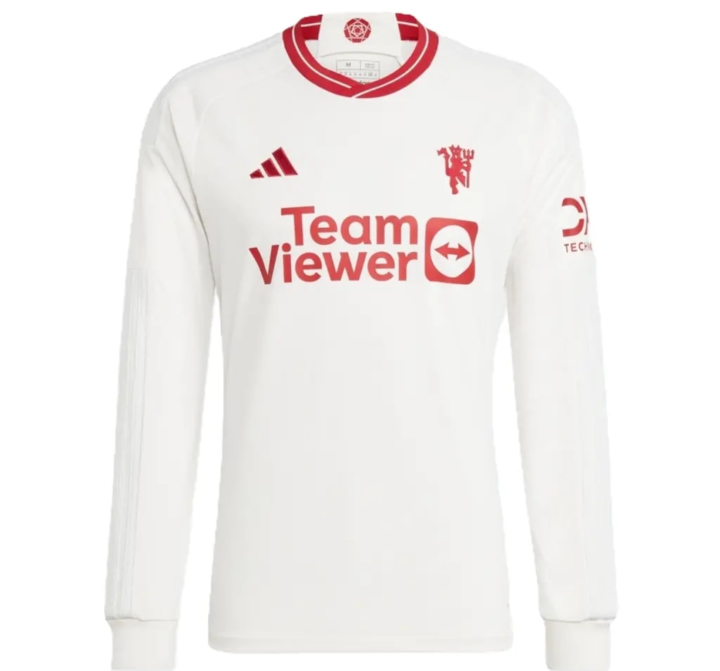 Áo Adidas Manchester United 2023/24 Third Long Sleeve 'White' IP1745 — kich-thuoc: L