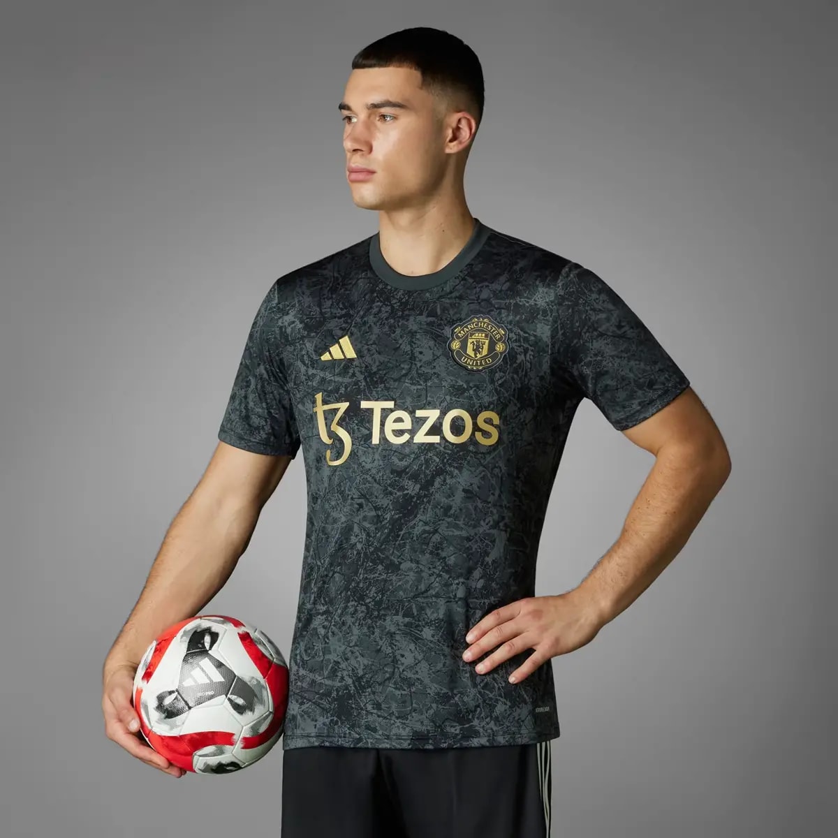 Áo Adidas Manchester United Pre-Match 'Stone Roses' IQ1566 — ảnh 5
