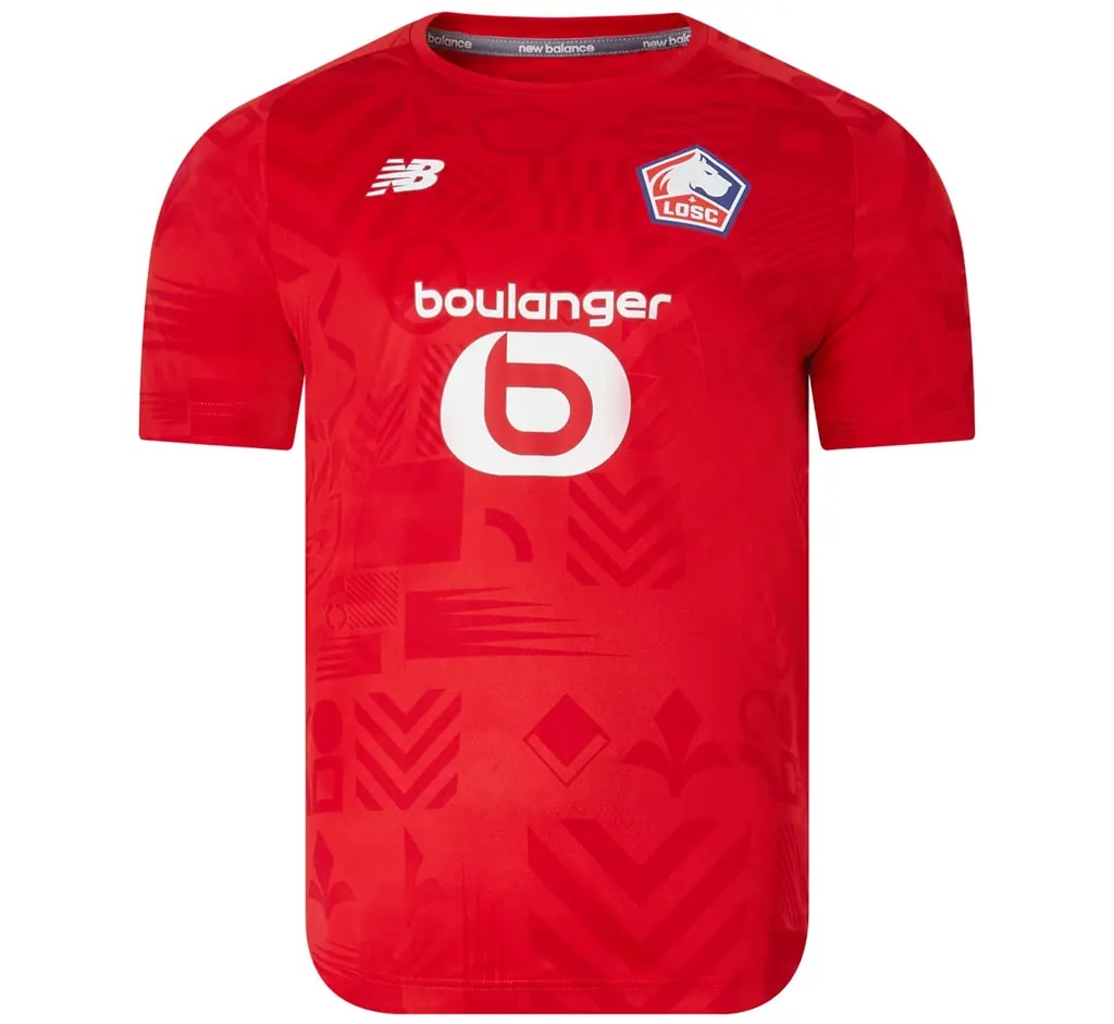 Áo Asics Lille LOSC Match Jersey 'Red' MT231367-HME — kich-thuoc: L