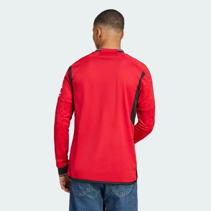 Áo Adidas Manchester United 23/24 Long Sleeve Home Jersey 'Red' IP1729 — ảnh 2