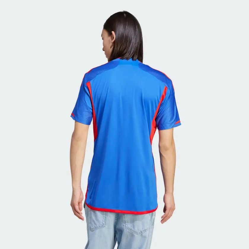 Áo Adidas Olympique Lyonnais 23/24 Away Jersey 'Blue' IB0907 — ảnh 2