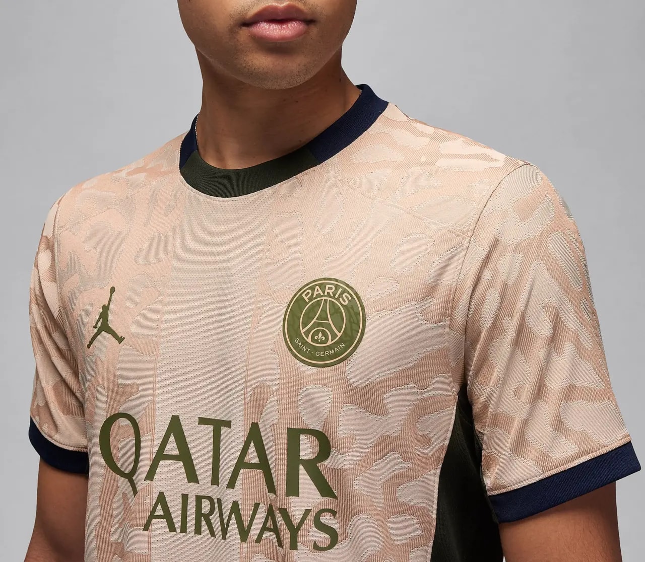 Áo Nike Paris Saint-Germain 23/24 Match Fourth Jersey 'Beige' FD6503-201 — ảnh 2