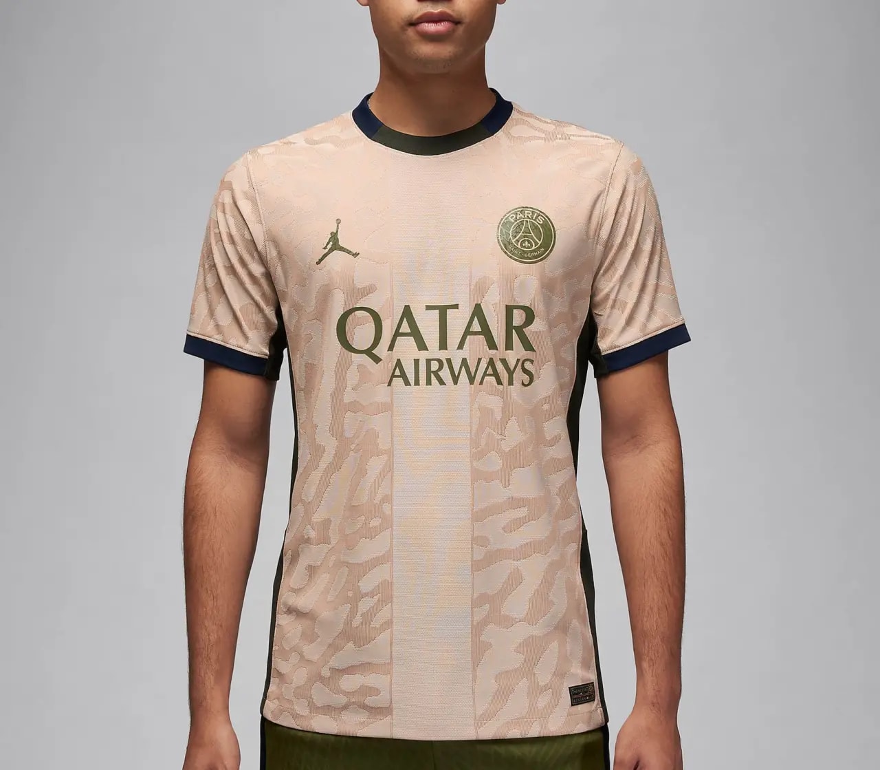 Áo Nike Paris Saint-Germain 23/24 Match Fourth Jersey 'Beige' FD6503-201 — ảnh 4