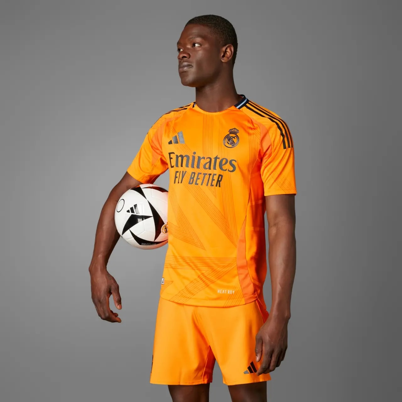 Áo Adidas Real Madrid 24/25 Away 'Orange' IZ1642 — ảnh 4