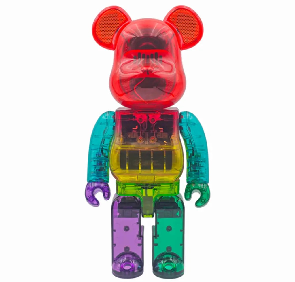 Mô Hình Bearbrick Be@rbrick Audio Rainbow Portable Bluetooth Speaker — kich-thuoc: 400%
