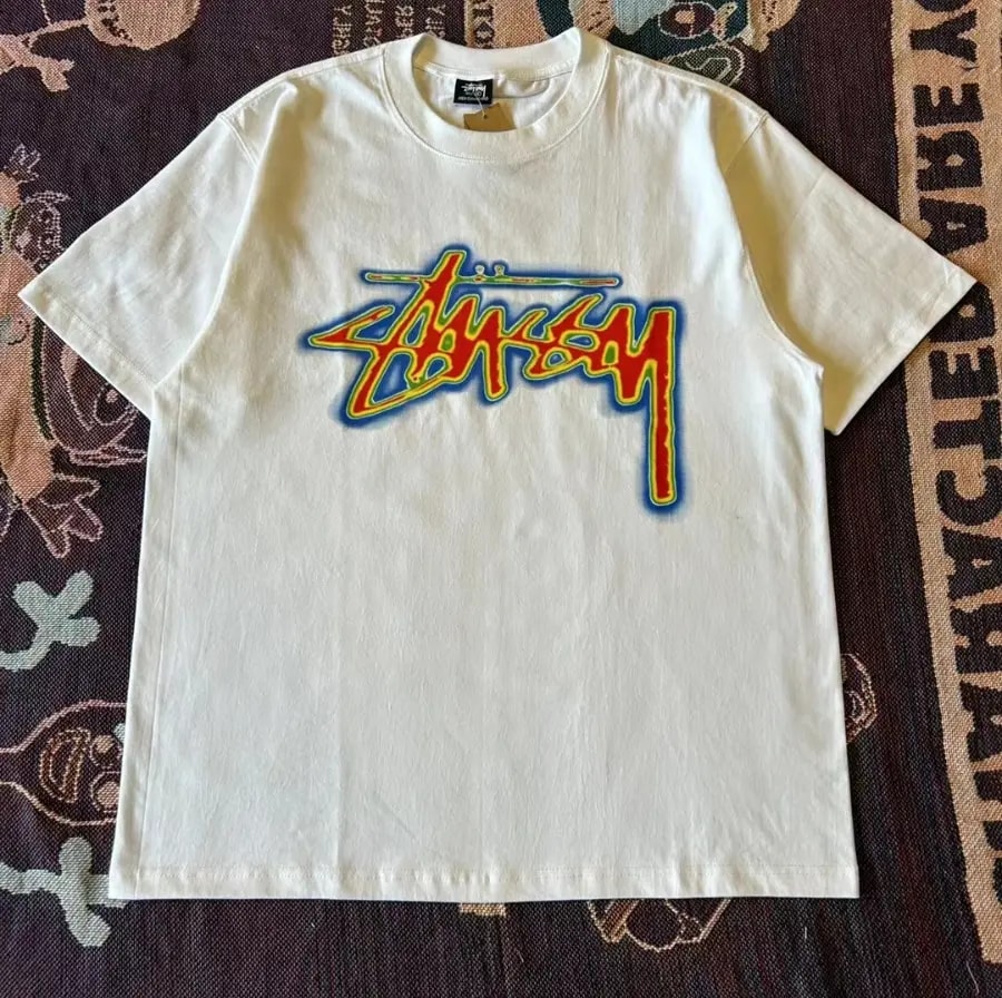Áo Stussy Thermal Stock 'White' 1905023 — ảnh 3