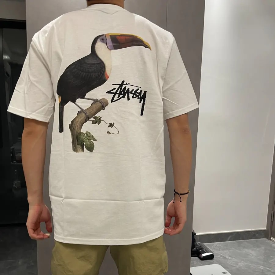 Áo Stussy Toucan 'White' 1905069 — ảnh 3