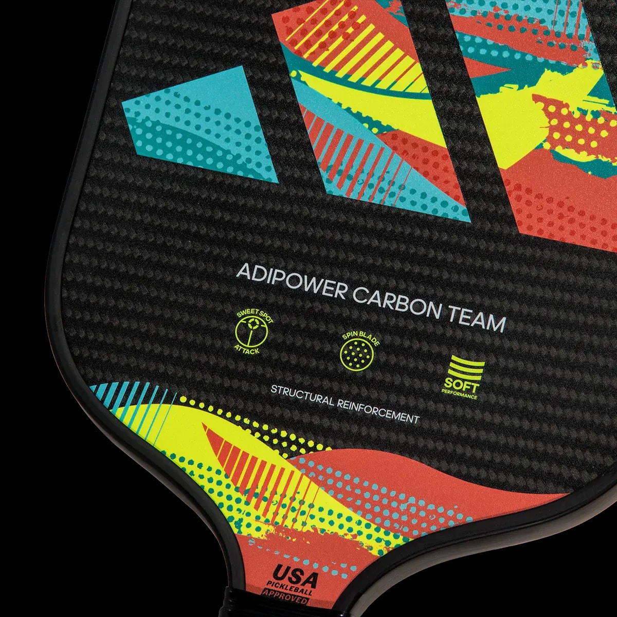 Vợt Pickleball Adidas Adipower CARBON Team 'Multicolour' — ảnh 4