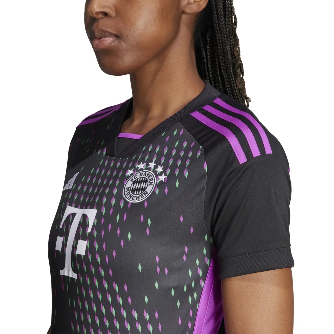 Áo Adidas FC Bayern 23/24 Away Jersey 'Black' IB1491 — ảnh 5