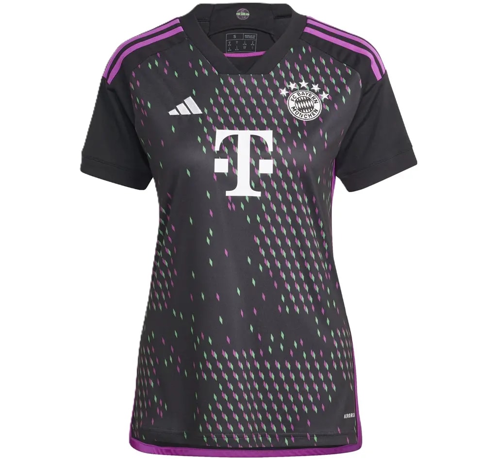 Áo Adidas FC Bayern 23/24 Away Jersey 'Black' IB1491 — kich-thuoc: L