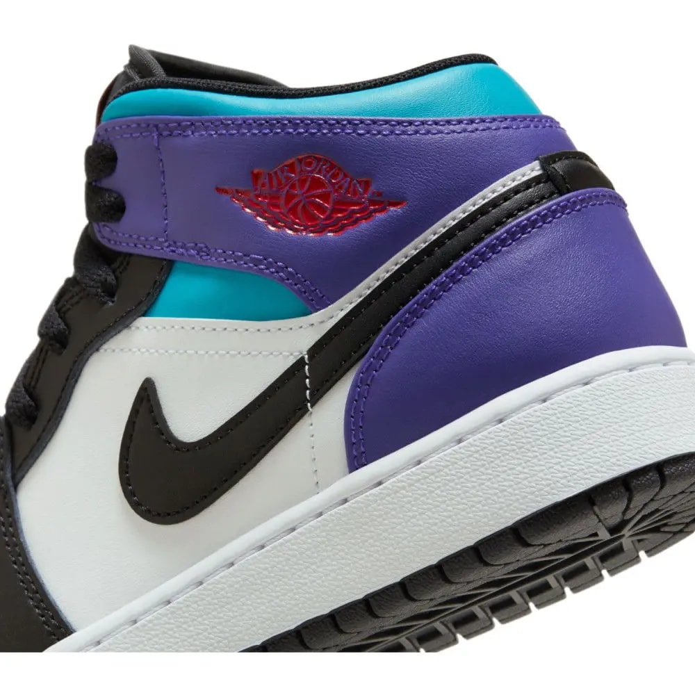 Giày Nike Air Jordan 1 Mid 'White True Red' DQ8423-154 — ảnh 3